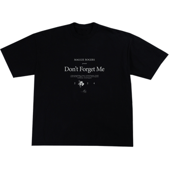 Don’t Forget Me Album Tee (Black) Front