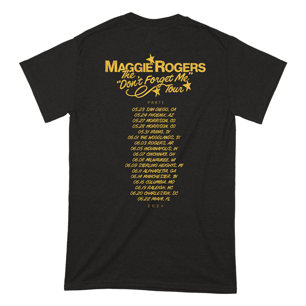 The Don't Forget Me Tour Tee Back