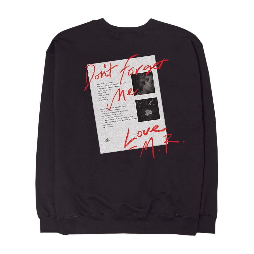 Wreck My Sundays Crewneck Black Back