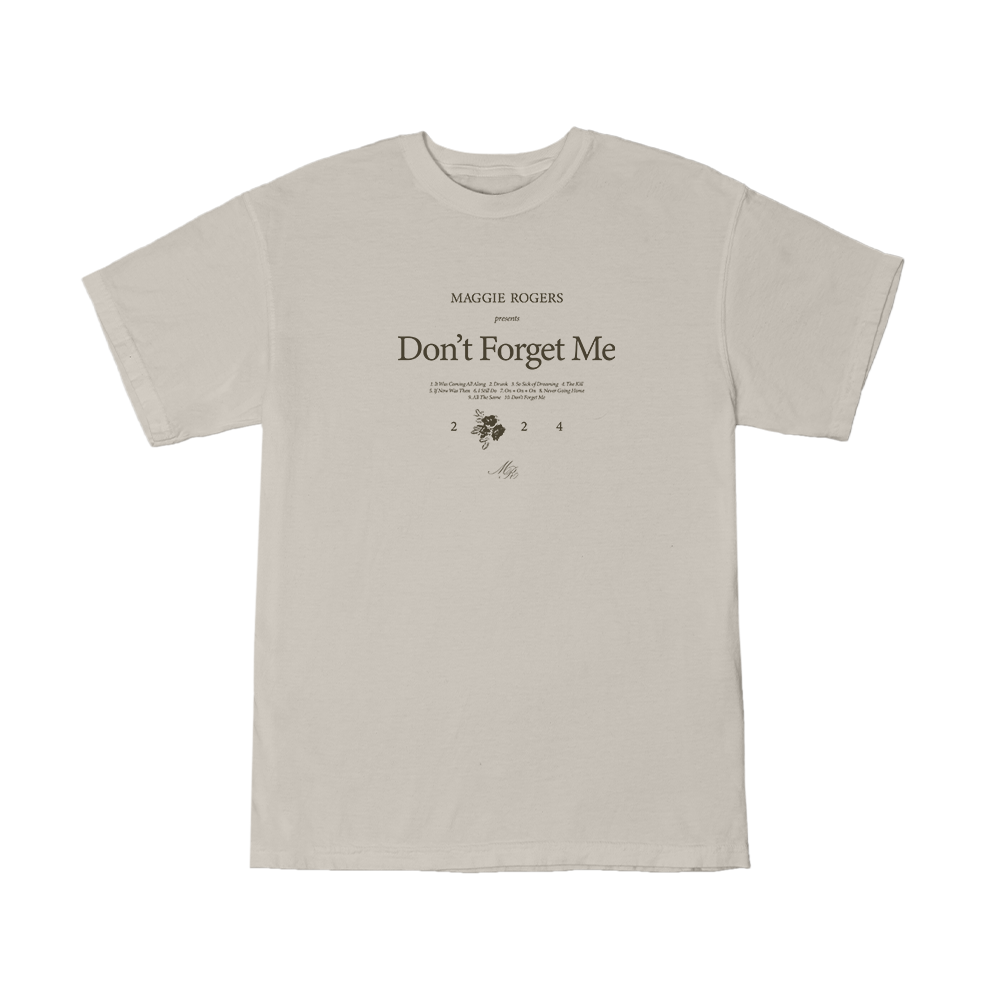 Don't Forget Me 1 Year Anniversary Album Tee Front