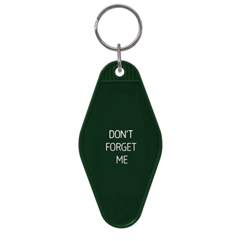 Don’t Forget Me Motel Keychain Back