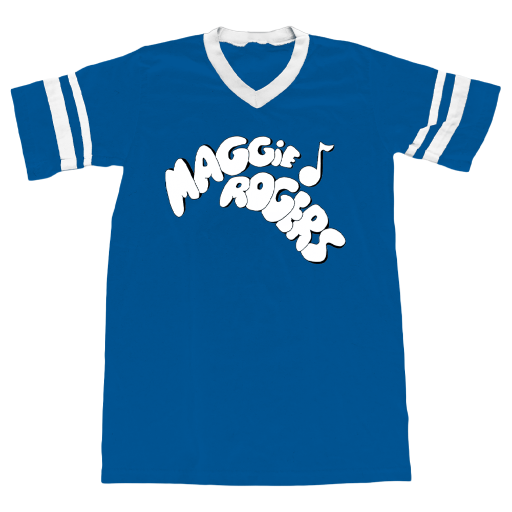 MR Music Note Tee Blue/White